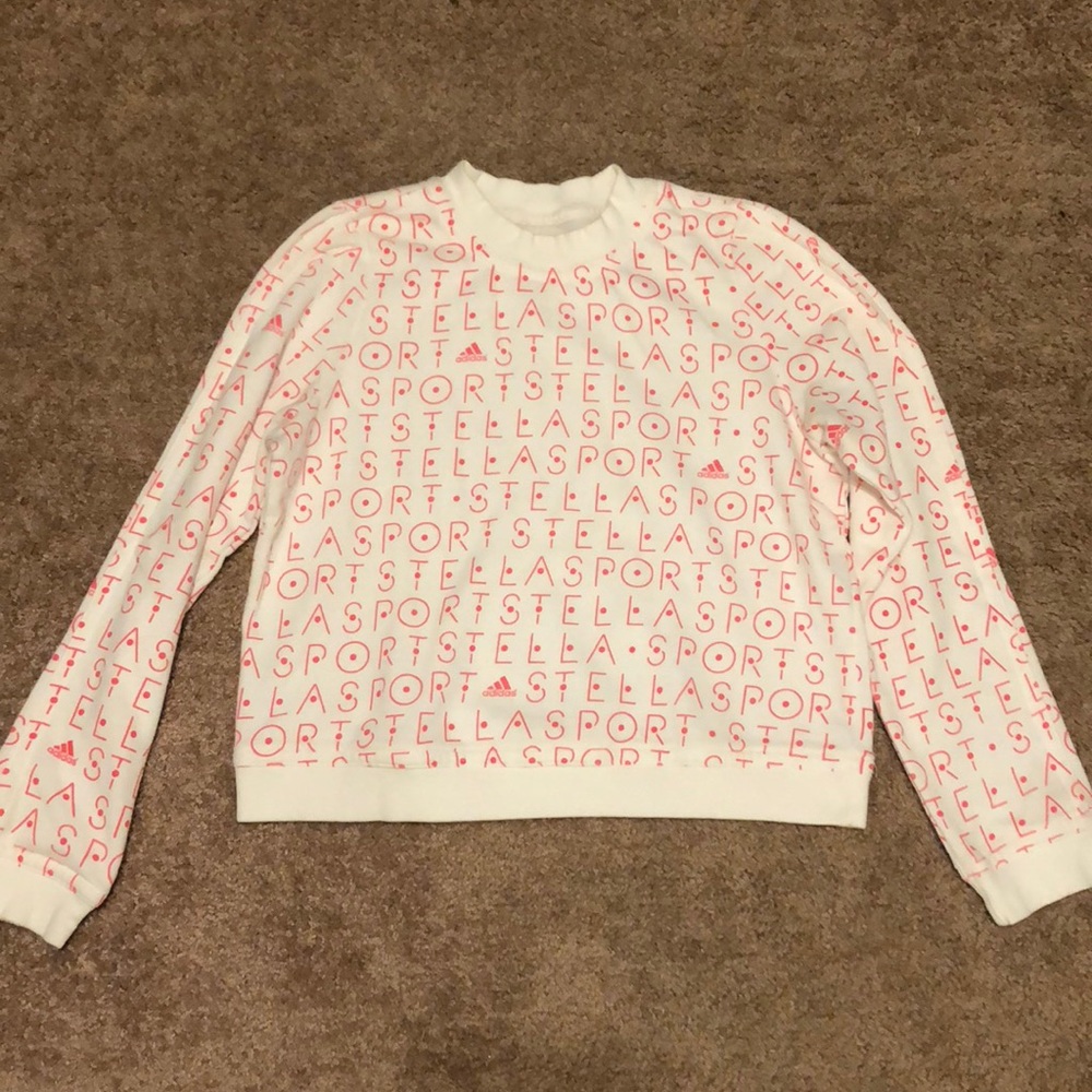 Stellasport Adidas Cropped Logo Sweatshirt